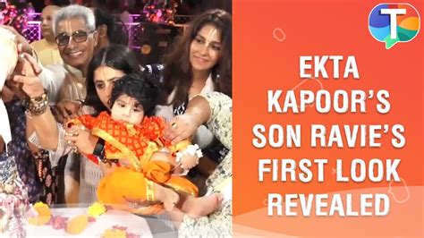 First Look Of Ekta Kapoors Son Ravie Kapoor Revealed As Krishna On Janmashtami Youtube
