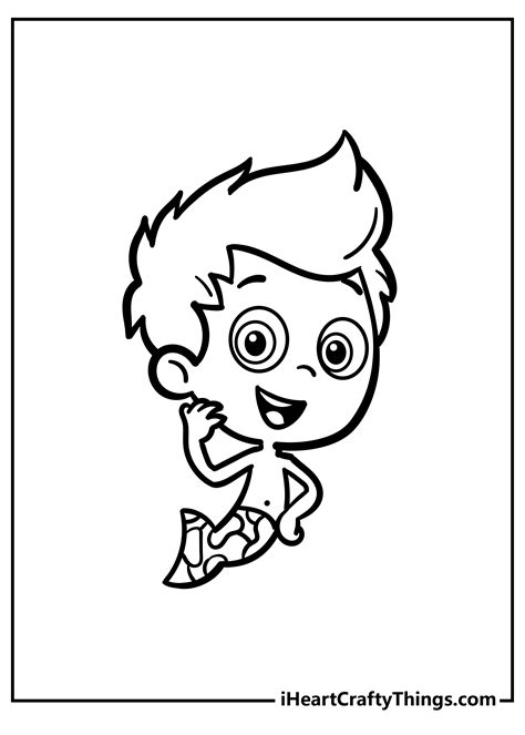 Free Bubble Guppies Coloring Pages Home Design Ideas