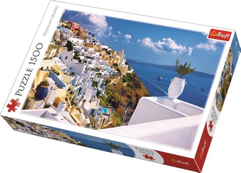 Puzzle Santorini Grecja 1 500 Elementów Puzzle Maniapl