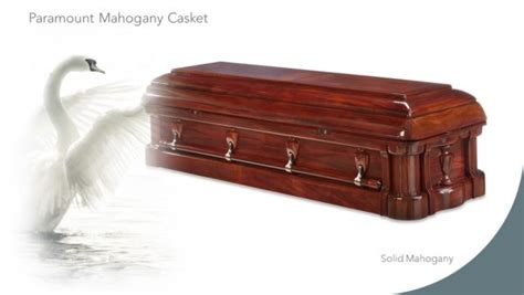 Paramount Mahogany Casket Swanborough Funerals