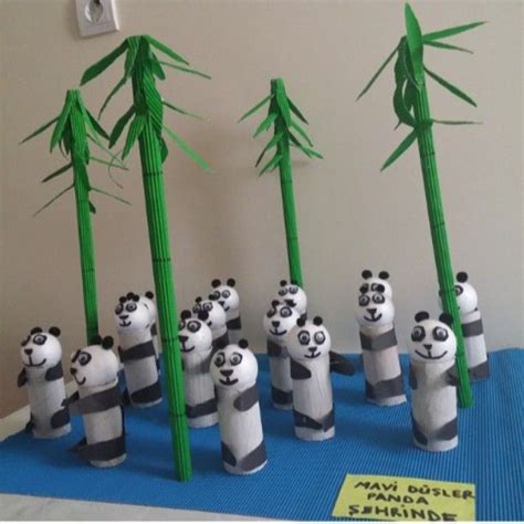 Toilet Paper Roll Panda Craft Idea Panda Craft Animal Crafts For
