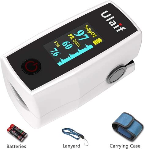 Fingertip Pulse Oximeter Oled Portable Oximetry Blood Oxygen Saturation