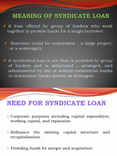 Loan Syndication Pdf Syndicated Loan Financial Economics
