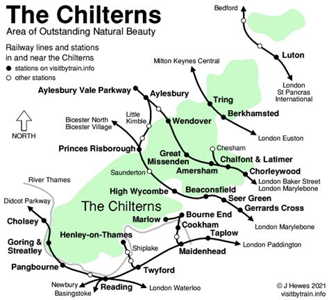 The Chilterns Map