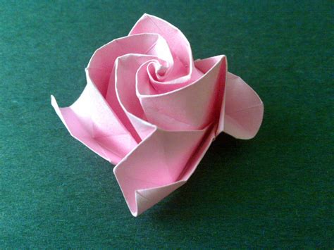 Cara Membuat Origami Bunga Mawar Yang Mudah Sudah Benar