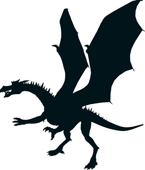 Dragons Siluette Clipart Best