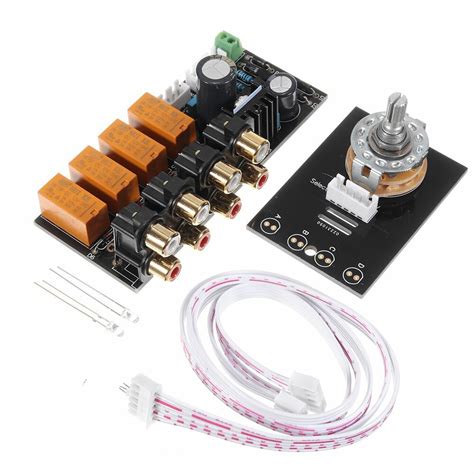 Audio Input Signal Selector Relay Board Signal Switching Amplifier