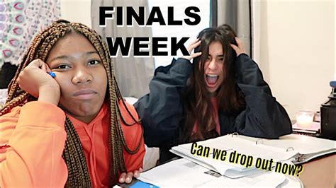College Week In My Life Finals Week Stressful Youtube