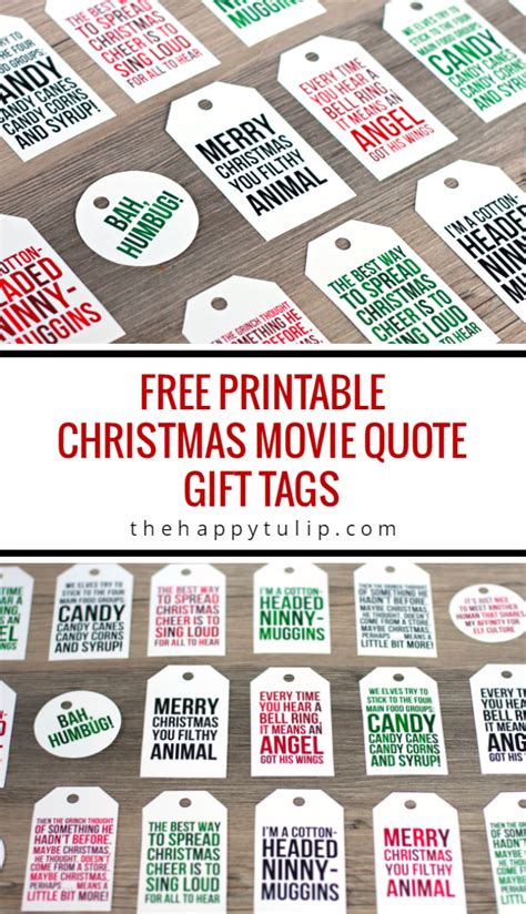 Christmas is a wonderful time for sharing the inspiration of the season. Hilarous gift tags -free printables - A girl and a glue gun