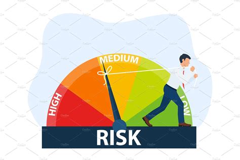 The Concept Of Risk On The Technology Illustrations ~ Creative Market