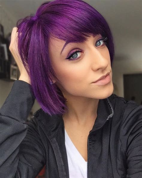 15 Short Hair Color Purple