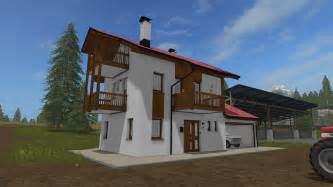 Мод Residential House With Garages V 10 Farming Simulator 2017