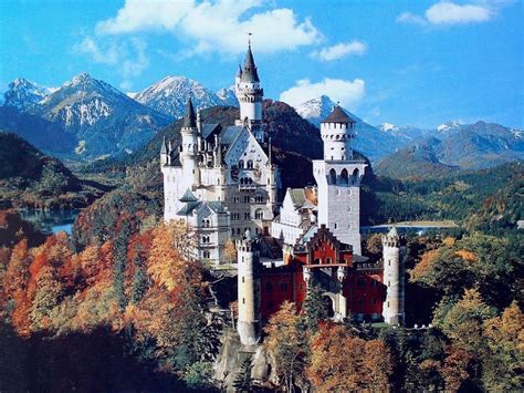 Neuschwanstein Fairy Tale Castle Wonderful Tourism