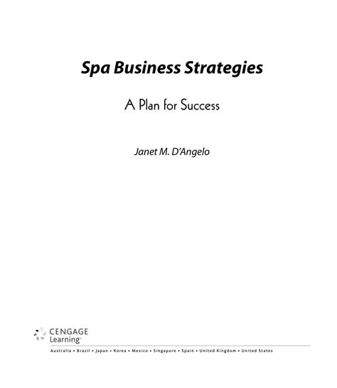 Therapy Business Plan Template