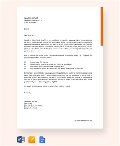 Here is a sample written request you could send to an employer after the initial conversation about a job opportunity. FREE 12+ Letter of Support Templates in MS Word | Apple ...