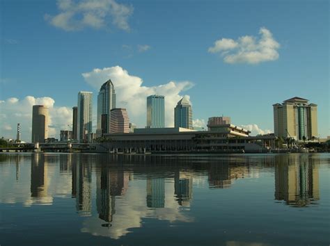 tampa fl downtown tampa skyline photo picture image florida  city datacom