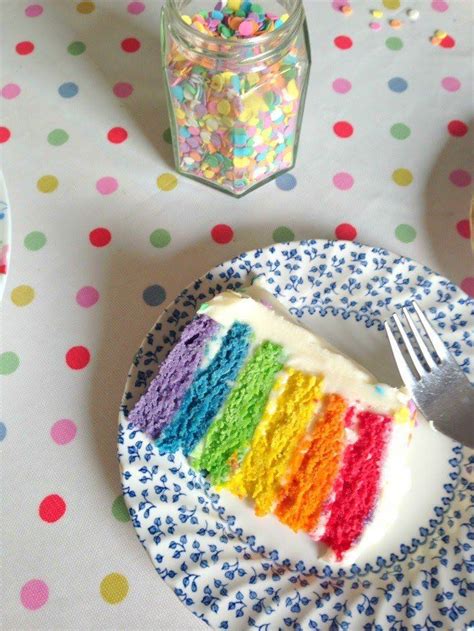 Easy 6 Layer Rainbow Cake Step By Step Recipe Rainbow Cake