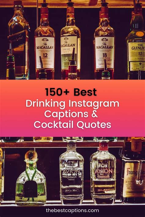 150 Best Drinking Instagram Captions And Cocktail Quotes Best Captions