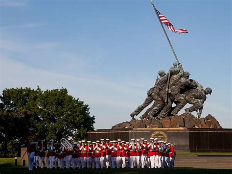 United States Marine Corps War Memorial In Washington D C