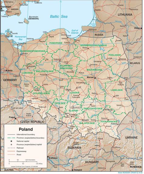 Map Of Poland Offline Map And Detailed Map Of Poland