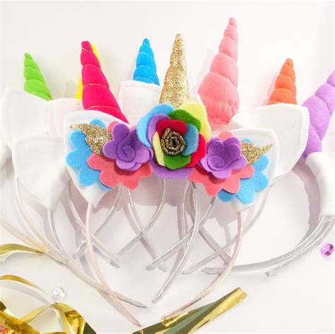 Rainbow Unicorn Party Headband Pack Ideal Unicorn Party
