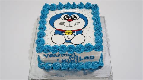 Doraemon Cake How To Make Birthday Cake For Kids Youtube