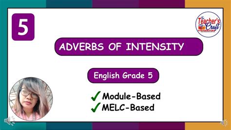 Listen to a woman describe her friend using adverbs of intensity. English Grammar Lessons / Adverb of intensity// English 5 ...