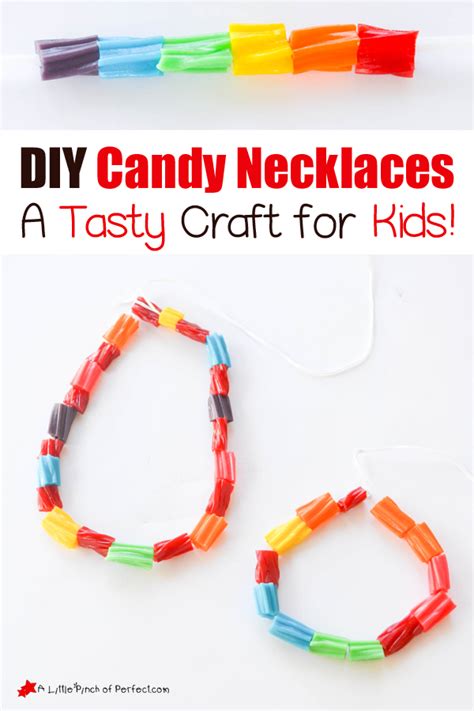 Diy Candy Necklace Kits For Kids A Little Pinch Of Perfect Diy