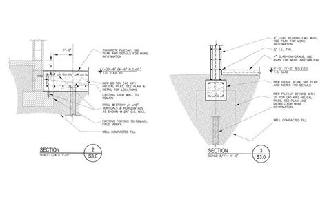 Grade Beam On Helical Piles The Best Picture Of Beam