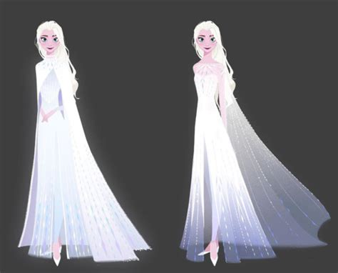Iterations Of Elsas Transformation Dress For Frozen Ii Costume Design Hot Sex Picture
