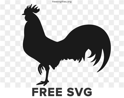 Free Rooster Silhouette Svg Cut Files For Cricut And Silhouette