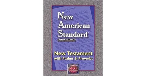 Holy Bible Nasb New American Standard New Testament With Psalms And