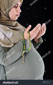 Portrait Of Muslim Woman Prayer Stock Photo 93247414