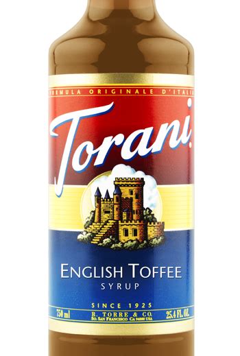Torani English Toffee Syrup Is The Perfect Addition To Lattes Iced