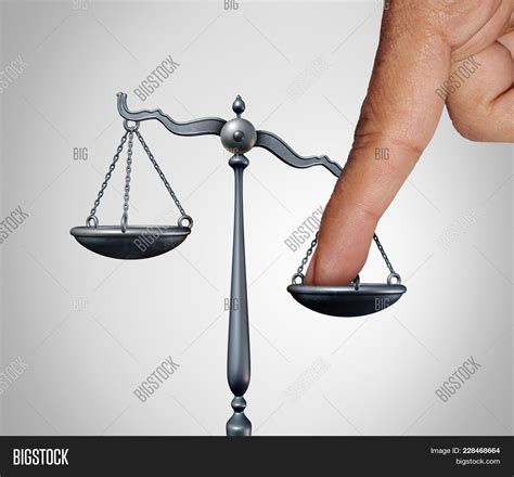 Tip Scales Justice Image And Photo Free Trial Bigstock