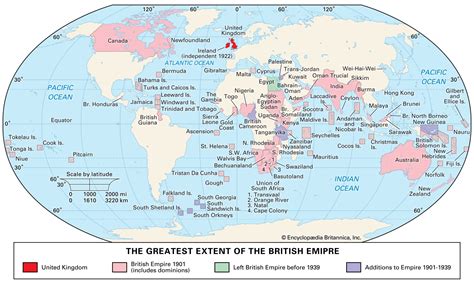 British Empire At Height Map