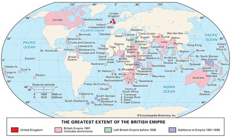 British Empire Countries Map At Its Height And Facts Britannica