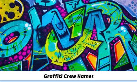 250 Graffiti Crew Names For Your Squad