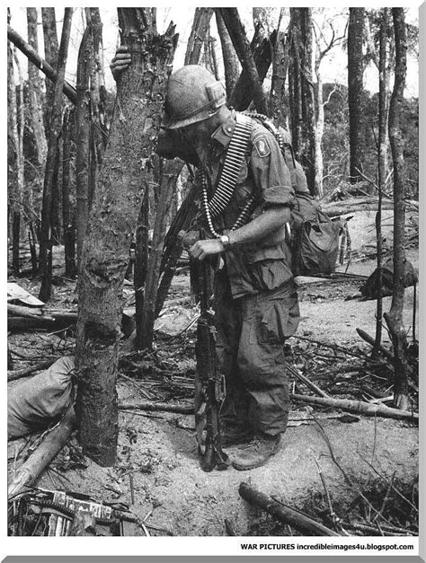 Vietnam War November 1967 A Weary Trooper Of The Us Army S 173rd Airborne Brigade During The