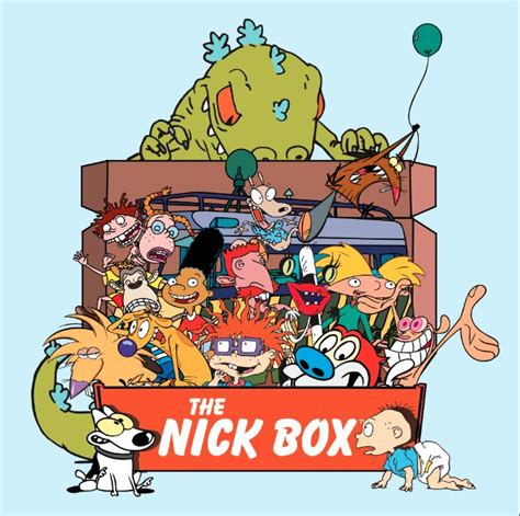Pin By The Nick Box On Nick Box Art 90s Nickelodeon Cartoons