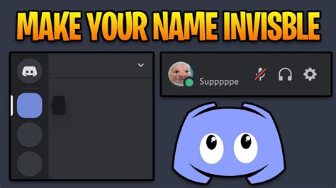 Make Your Username And Server Name Invisible On Discord Youtube
