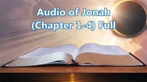 Audio Of Jonah Chapter 1 4 Full English Holy Bible Kjv Book 32