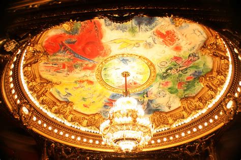 Paris opera house ceiling.leroux's and broadway's accounts of the accident are, however, noticeably inaccurate; Opéra Palais Garnier - Marc Chagall's opera ceiling ...