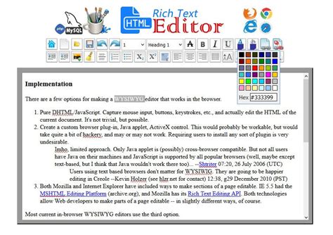 Html Wysiwyg Rich Text Editor Php Script By Nelliwinne Codester
