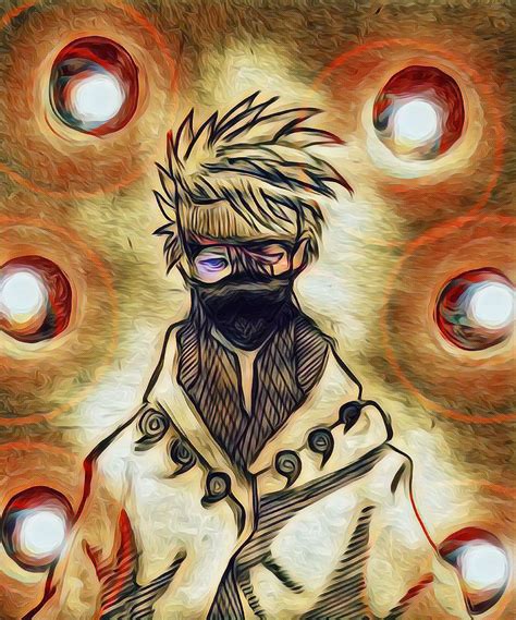 Sage Of Six Path Kakashi Naruto Art Art Artwork