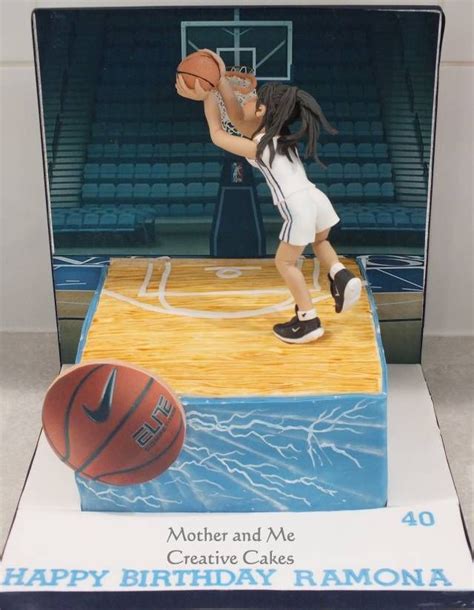 Another Basketball Cake Cake By Mother And Me Creative Cakes Cakesdecor Basketball Birthday