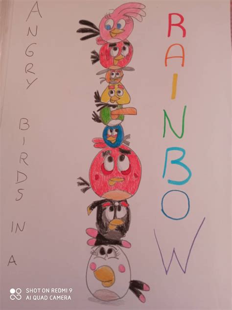 Angry Birds In A Rainbow By Andreajaywonder2005 On Deviantart
