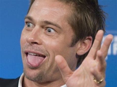 Brad Pitt Funny Face Funny Faces Images Funny Pictures With Captions Silly Faces Cute Faces