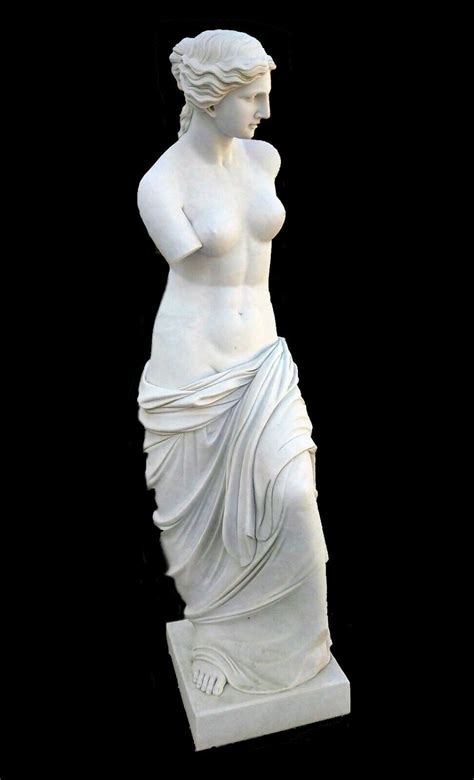 Venus De Milo Aphrodite Marble Sculpture Statue Louvre Greek Reproduction Art Sculptures