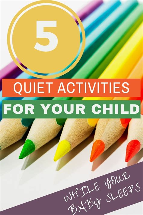 Quiet Activities To Do With Your Toddler While The Baby Sleeps